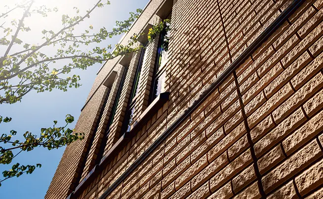 美しい磁器タイルの外壁