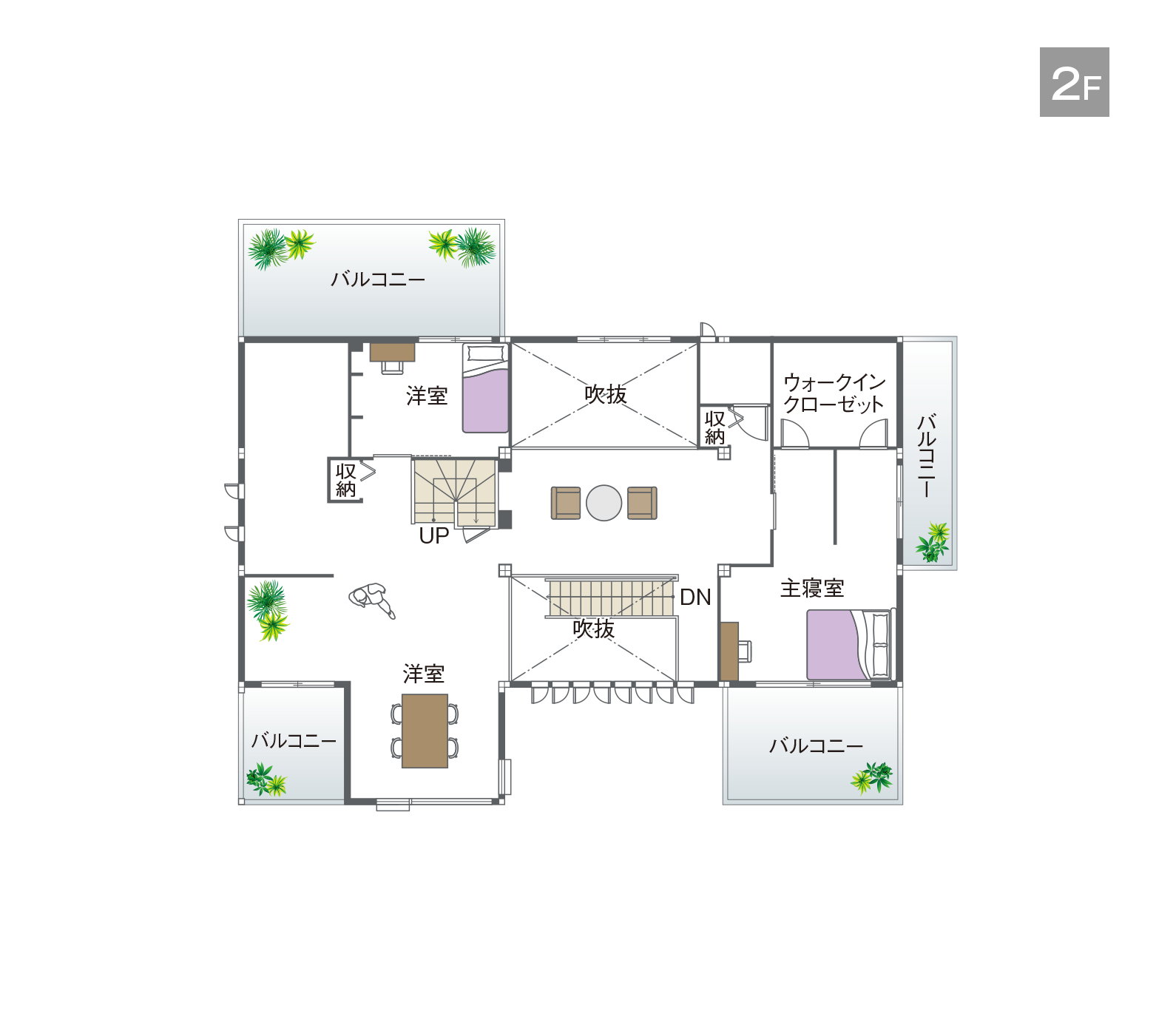 2階間取り図