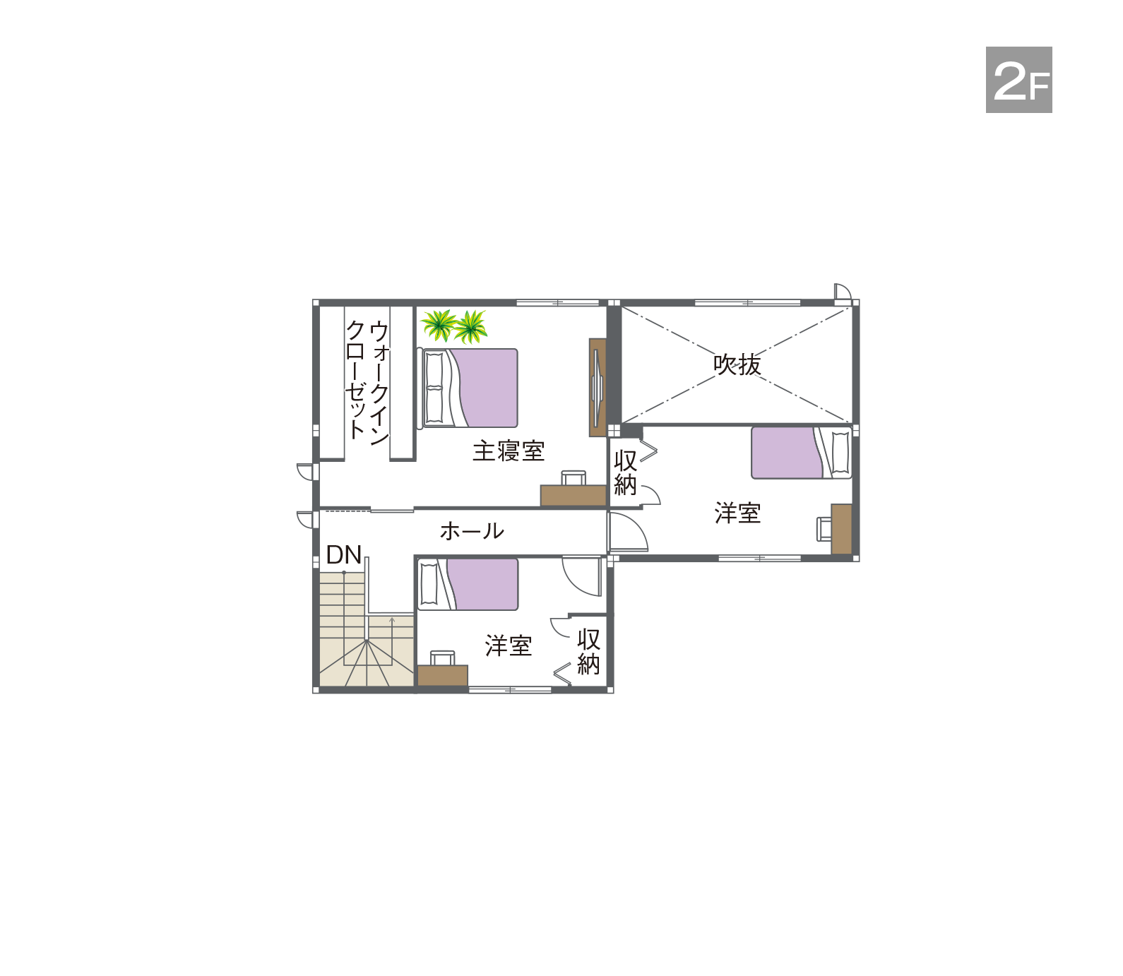 2階間取り図